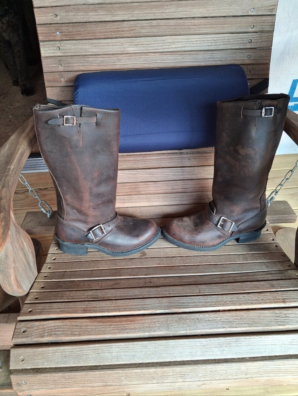Frye Leather Engineer Long Tall Boot 8.5 Medium #75551